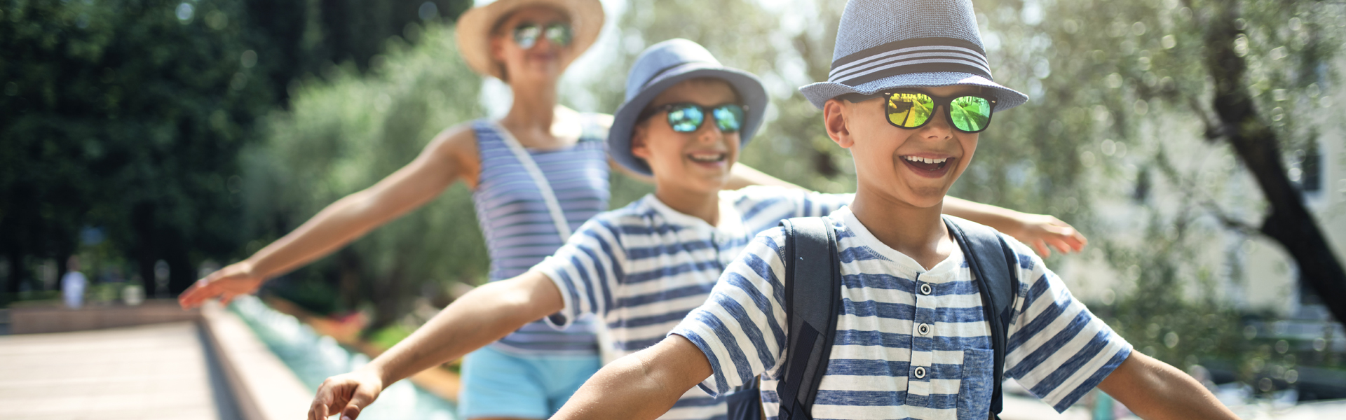 Kids in sunglasses