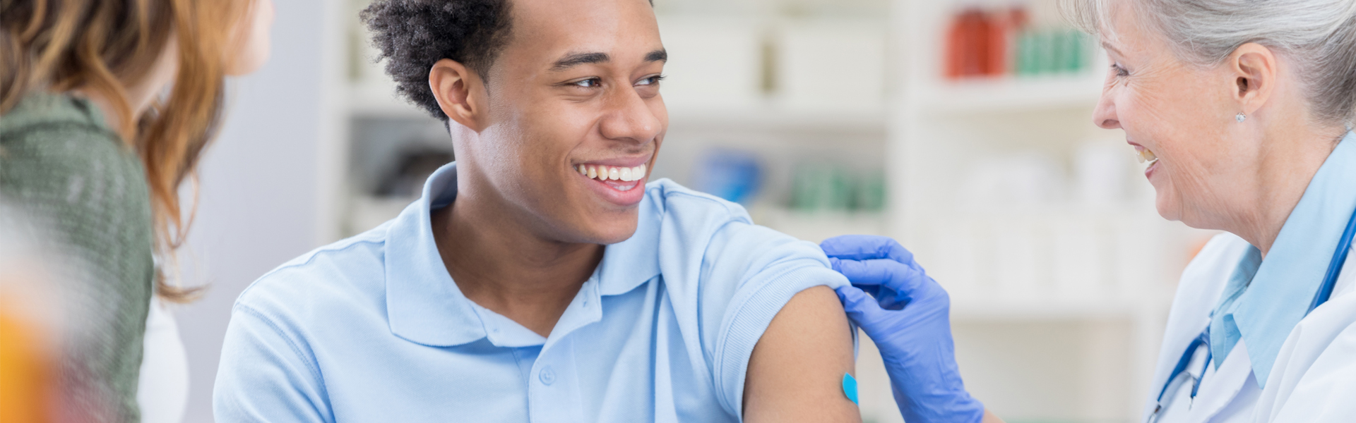 Patient with nurse