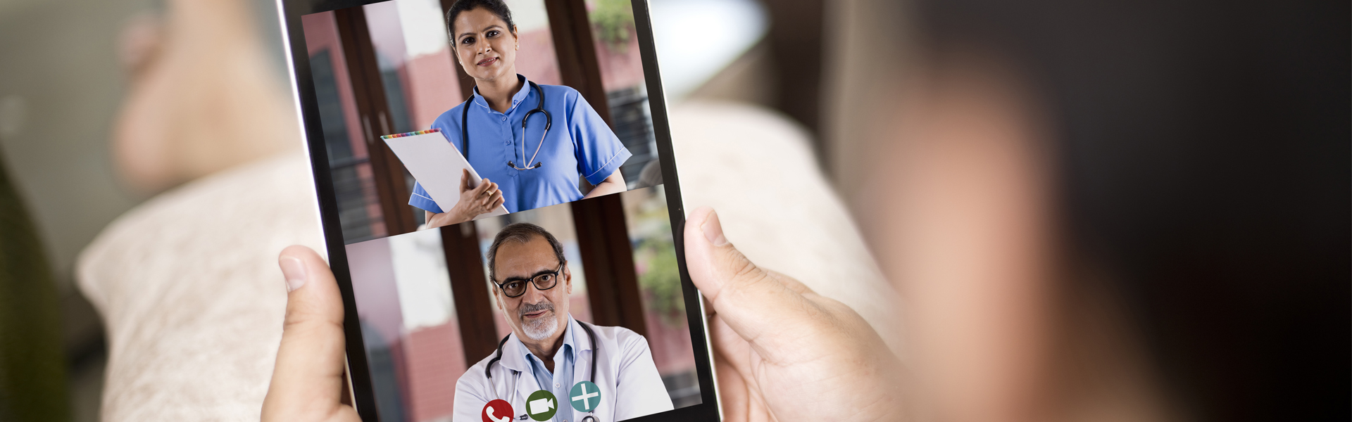 accessing telehealth on smartphone
