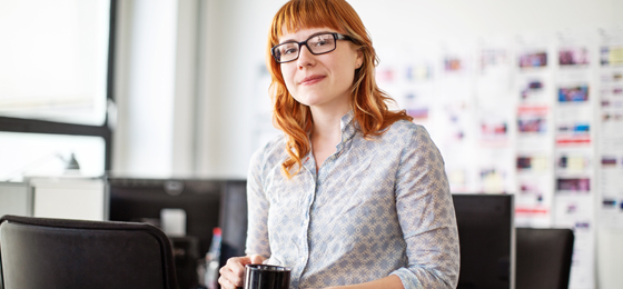 Woman at work