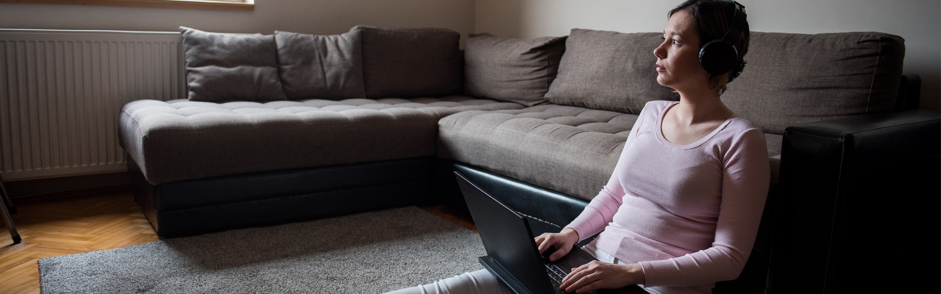 Woman with laptop